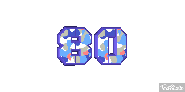 80 Efecto de texto