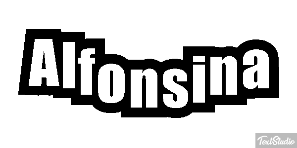 Alfonsina Efecto de texto