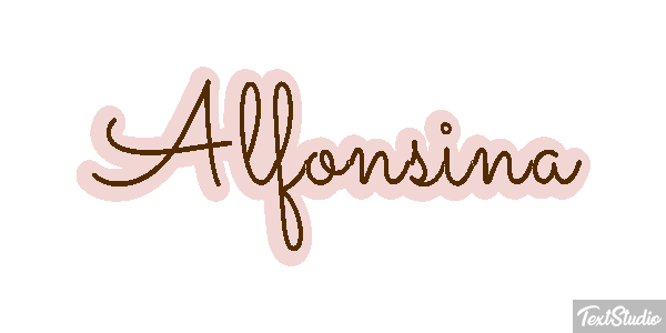 Alfonsina Efecto de texto