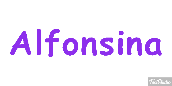 Alfonsina Efecto de texto