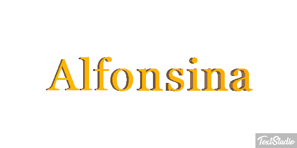 Alfonsina Efecto de texto