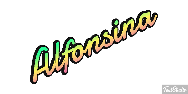 Alfonsina Efecto de texto