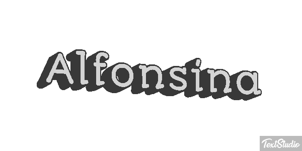 Alfonsina Efecto de texto