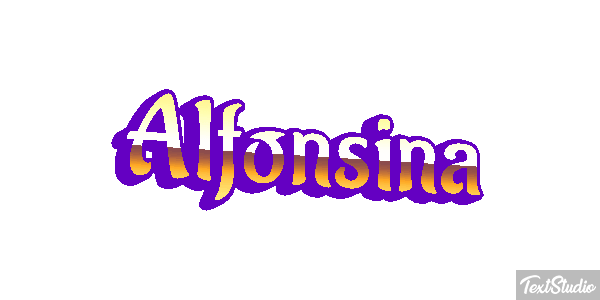 Alfonsina Efecto de texto