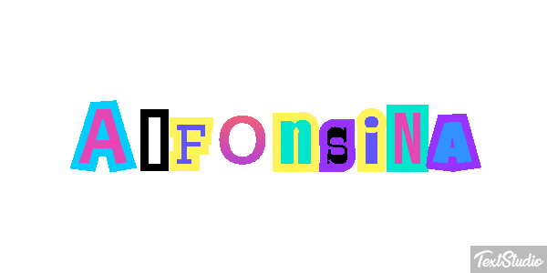 Alfonsina Efecto de texto