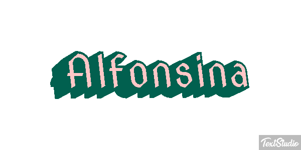 Alfonsina Efecto de texto