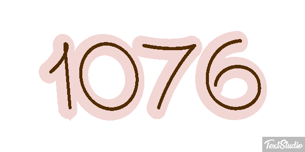 1076 Text effect