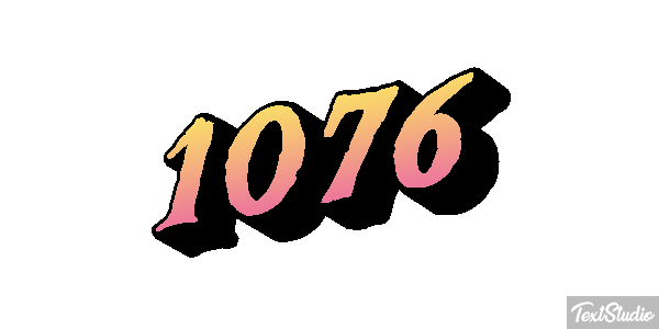 1076 Text effect