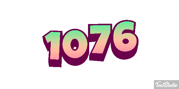 1076 Text effect
