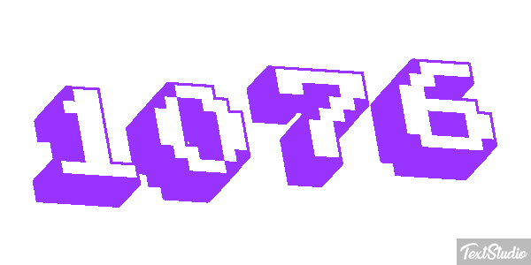 1076 Text effect