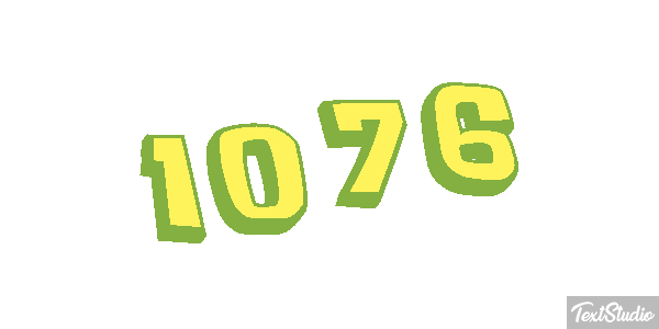 1076 Text effect