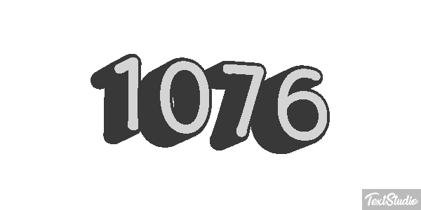 1076 Text effect
