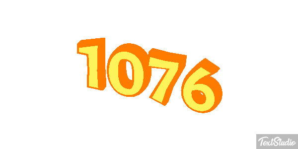 1076 Text effect