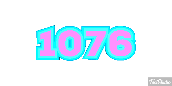 1076 Text effect