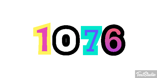1076 Text effect