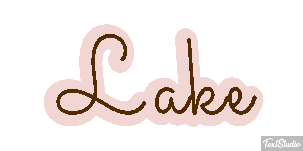 Lake Efecto de texto