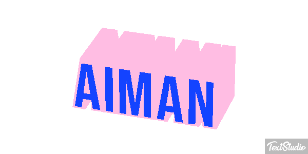 Aiman Effet de texte