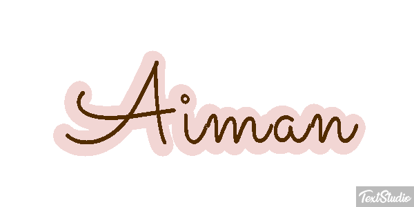 Aiman Effet de texte