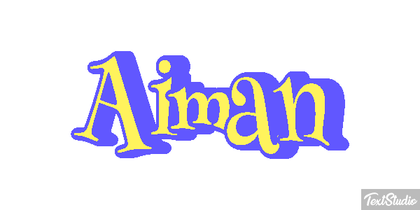 Aiman Effet de texte