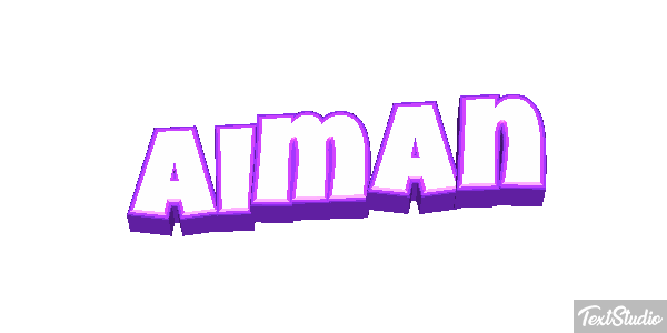 Aiman Effet de texte