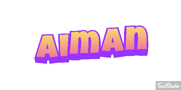 Aiman Effet de texte