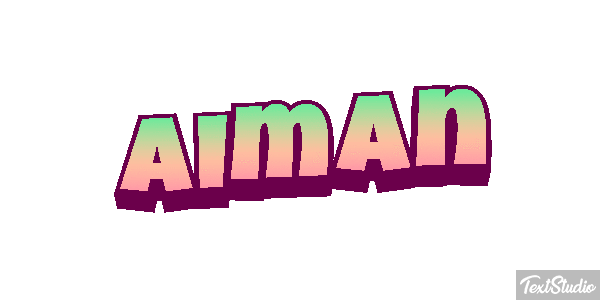 Aiman Effet de texte