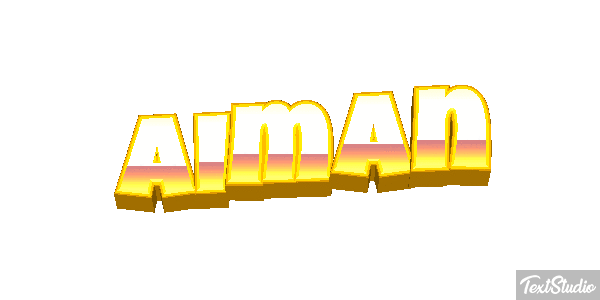Aiman Effet de texte