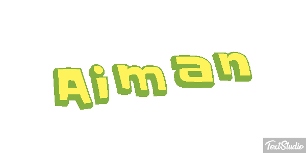 Aiman Effet de texte