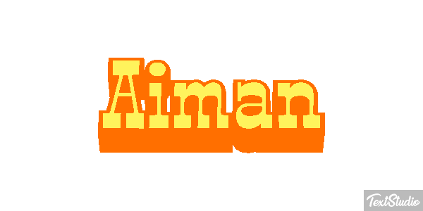 Aiman Effet de texte