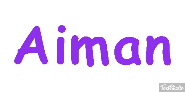 Aiman Effet de texte