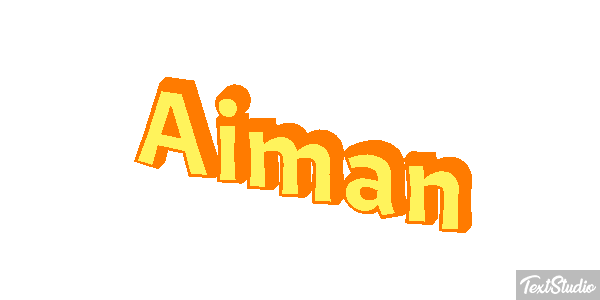 Aiman Effet de texte