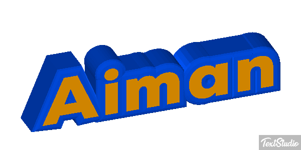 Aiman Effet de texte