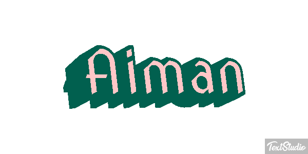 Aiman Effet de texte