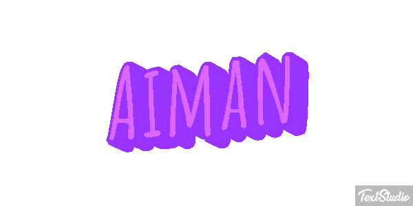 Aiman Effet de texte