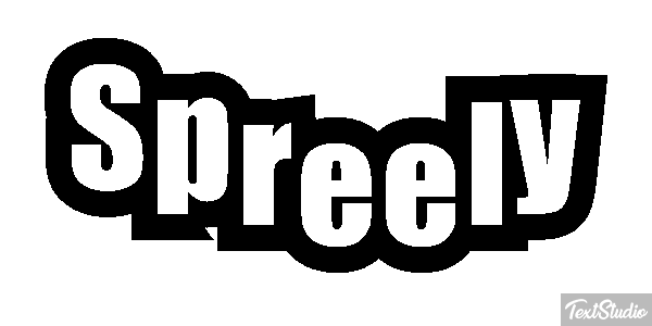 Spreely Text effect