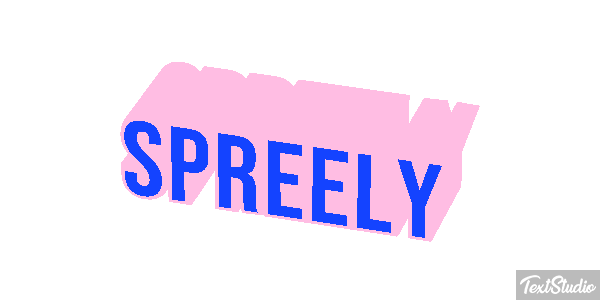 Spreely Text effect