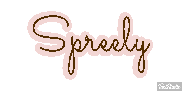 Spreely Text effect