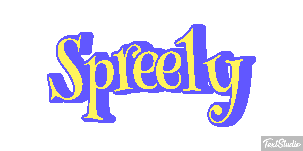 Spreely Text effect