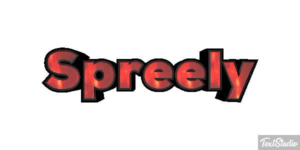 Spreely Text effect