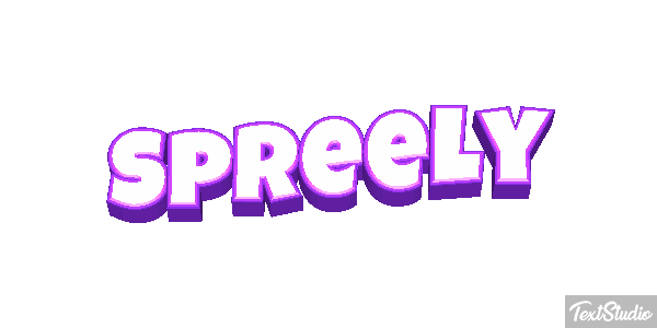Spreely Text effect