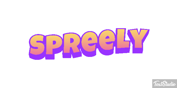 Spreely Text effect