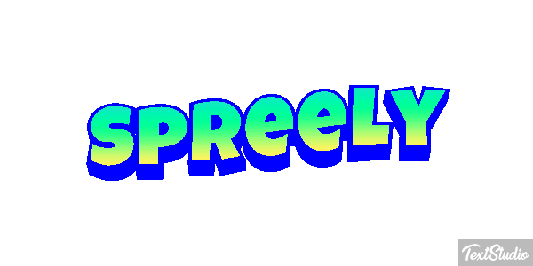 Spreely Text effect