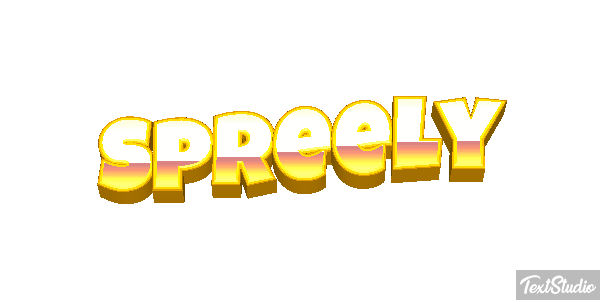 Spreely Text effect
