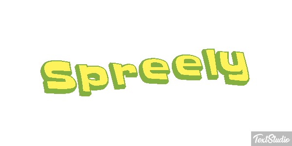 Spreely Text effect