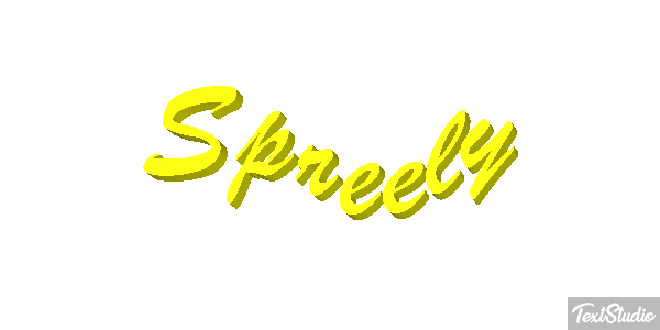 Spreely Text effect