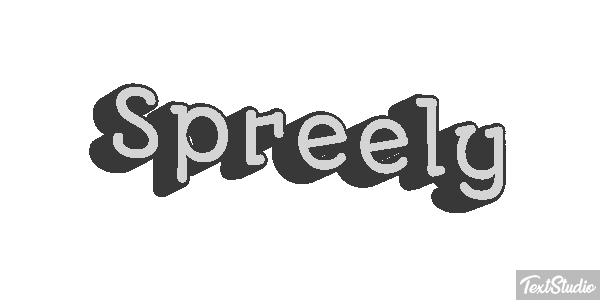 Spreely Text effect