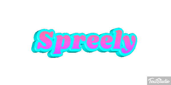 Spreely Text effect