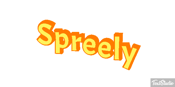 Spreely Text effect