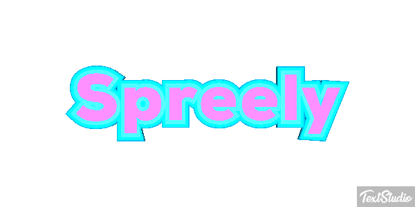 Spreely Text effect