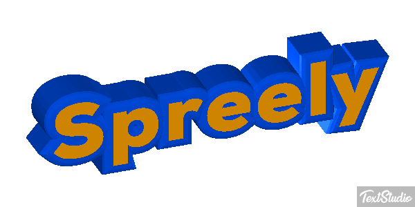 Spreely Text effect